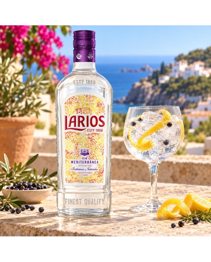 Comprar Ginebra Larios London Dry 1 litro al mejor precio
