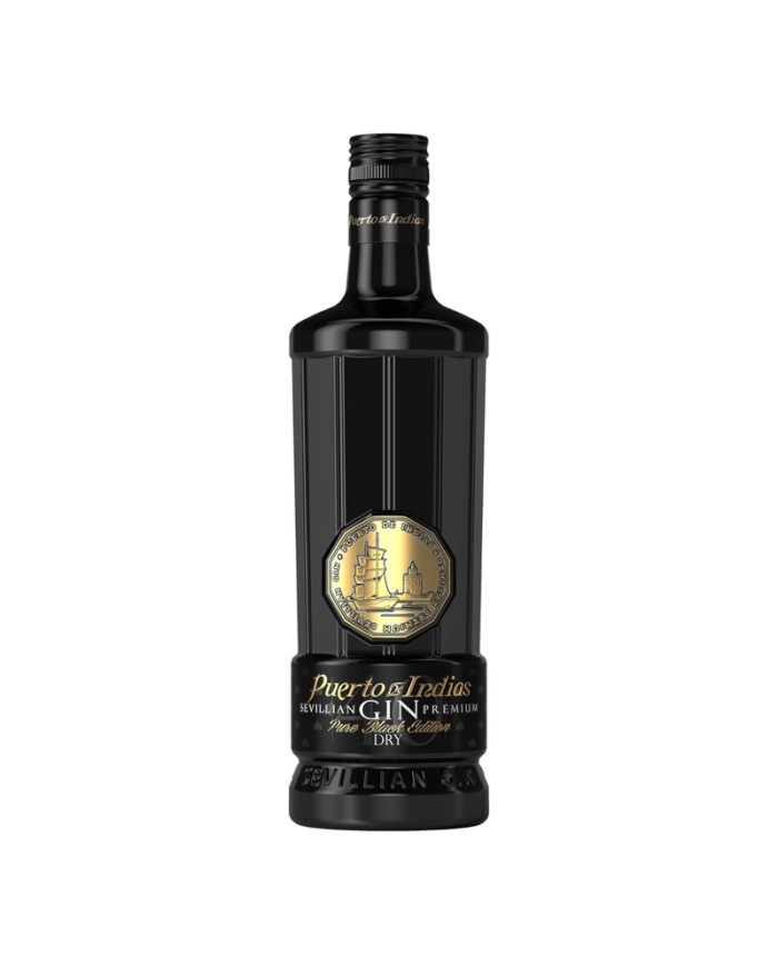 Comprar Gin Puerto de Indias Pure Black 700 ml al mejor precio