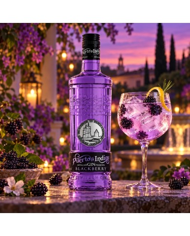 Comprar Gin Puerto de Indias Blackberry 700 ml al mejor precio