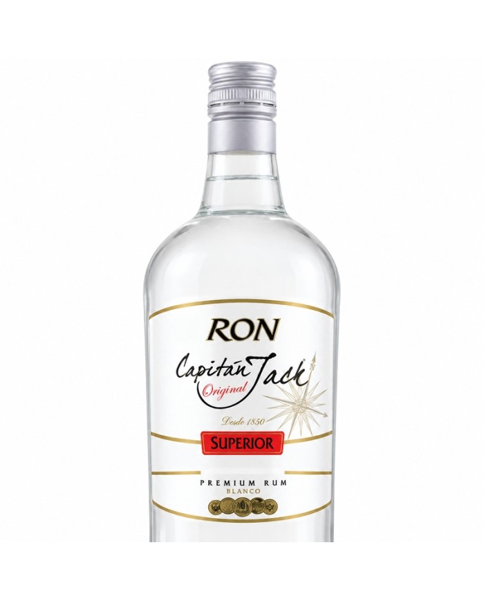 Ron Blanco Capitán Jack 1 litro