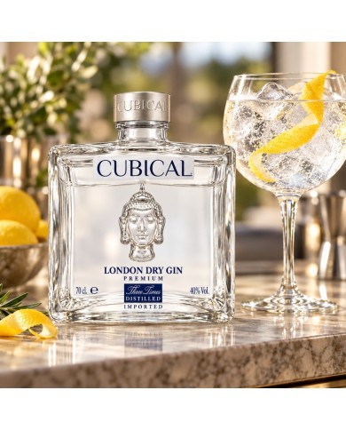 Comprar Ginebra Cubical premium 0.70 L.  Al mejor precio Online