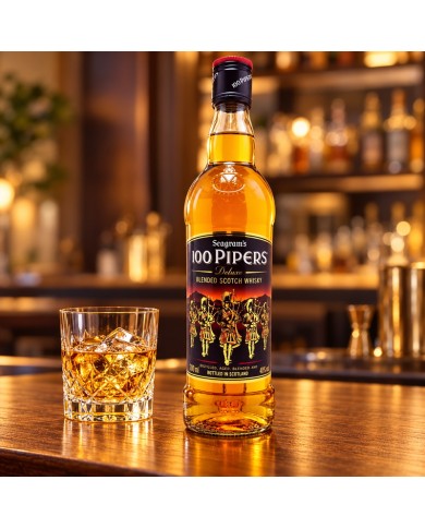 Comprar Whisky escocés 100 Pipers 0.70 L. al mejor precio Online