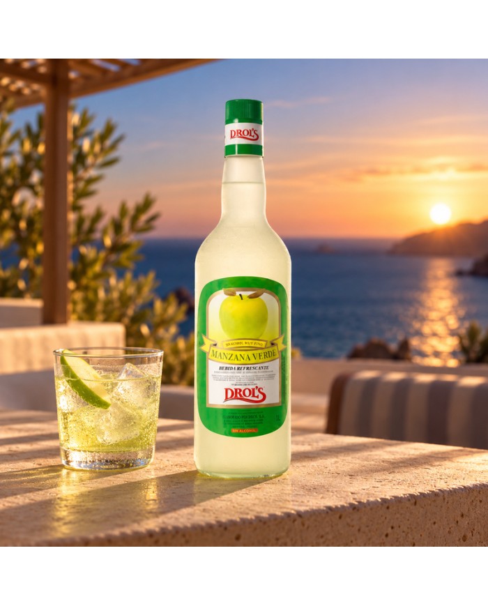 Comprar Dros'L Licor de Manzana Verde Sin Alcohol al mejor precio
