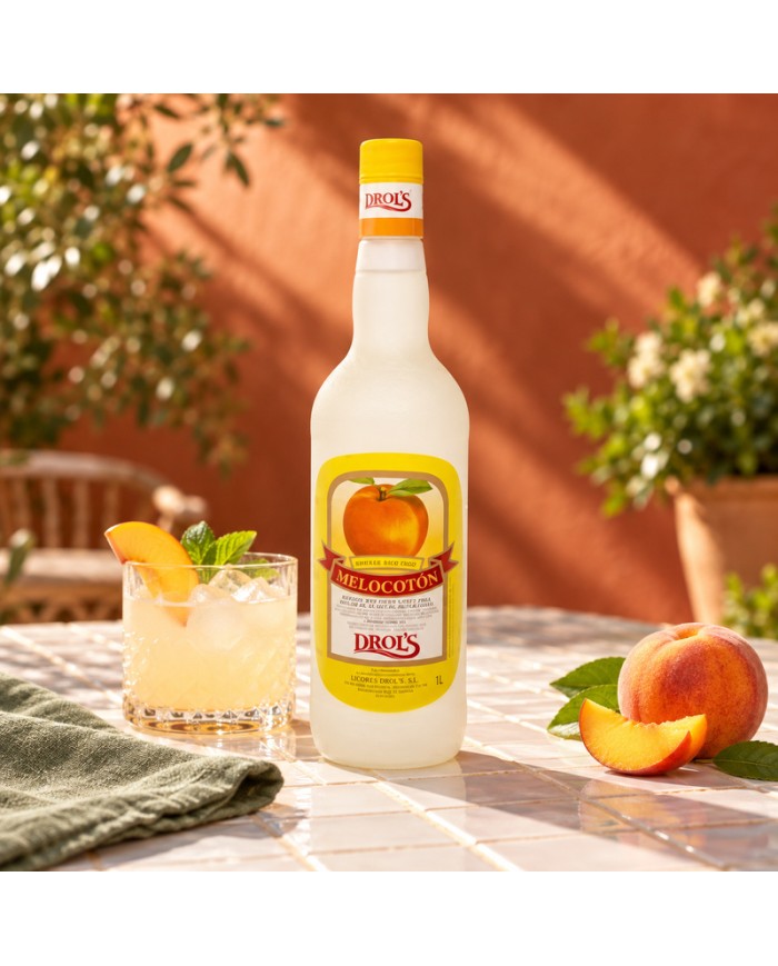 Comprar DROL'S Licor de Melocotón Sin Alcohol Al mejor precio