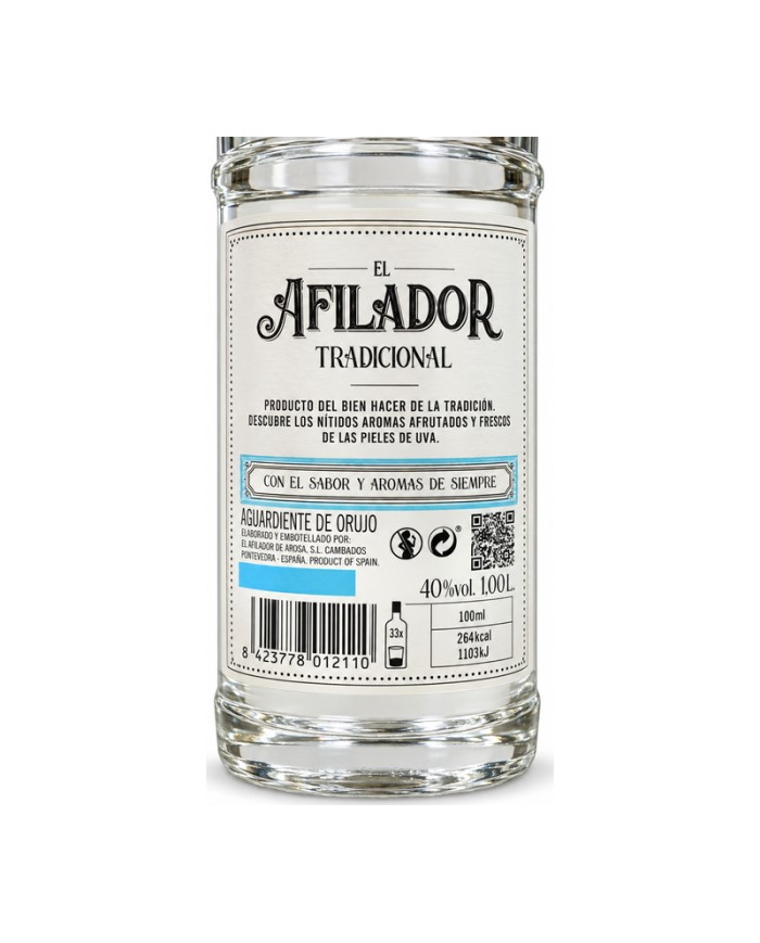 Comprar Aguardiente de Orujo El Afilador 1 litro al mejor precio