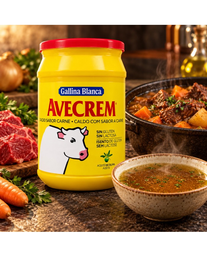 Comprar Avecrem Caldo de Carne bote 1000 gramos al mejor precio