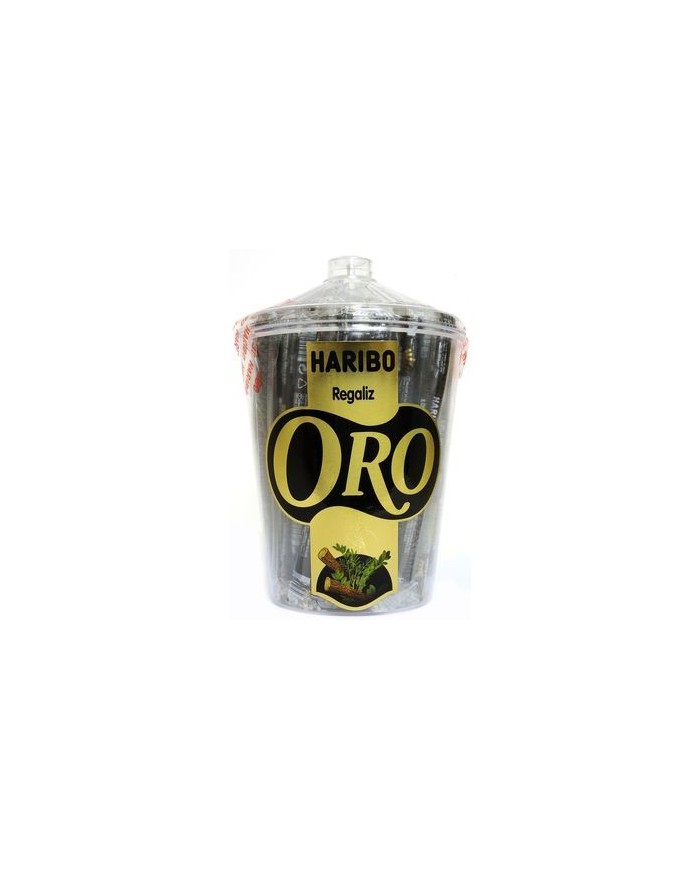 Haribo Regaliz Oro bote de 75 uds.