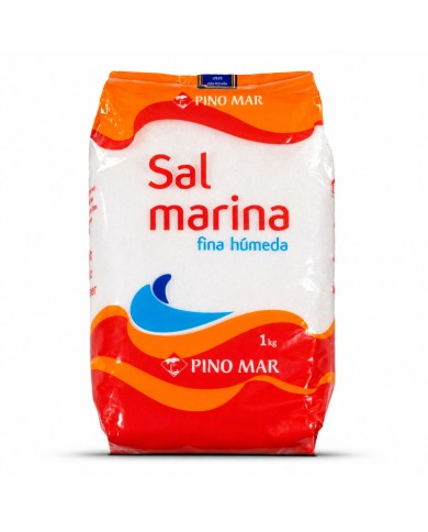 Comprar Sal fina húmeda Pino Mar 12 x 1 kg al mejor precio
