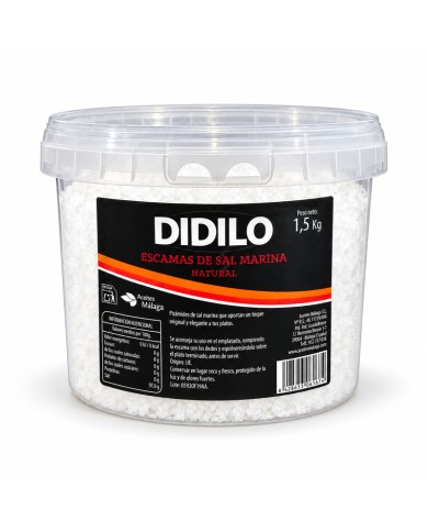 Comprar sal marina en escamas Didilo 1,5 kg al mejor precio
