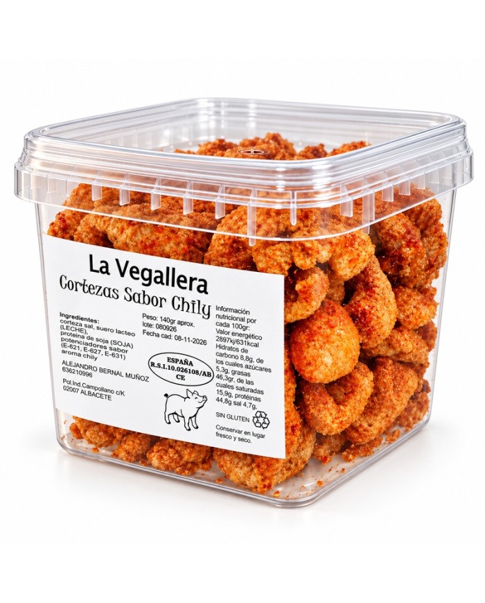 Comprar Cortezas La Vegallera chili 150 g al mejor precio