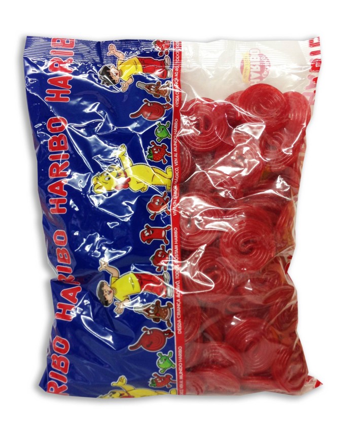Haribo Discos Fresa bolsa de 2 kg.