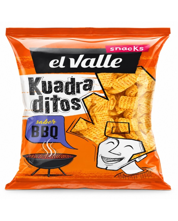 Comprar Kuadraditos barbacoa El Valle 110 g al mejor precio