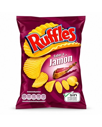 Comprar Matutano Ruffles Jamón en bolsa pequeña hosteleria