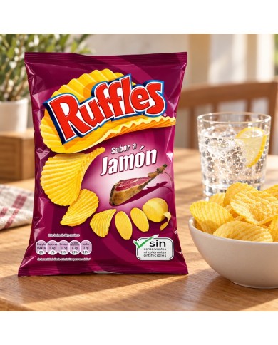 Comprar Matutano Ruffles Jamón en bolsa pequeña hosteleria