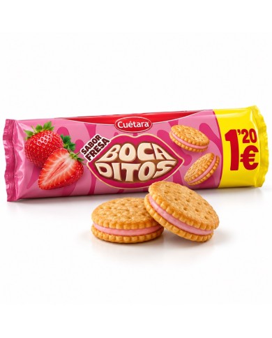 Comprar Bocaditos Cuétara Fresa 15 uds al mejor precio