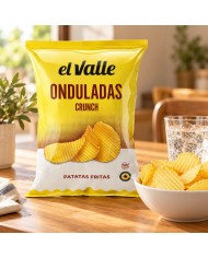 Comprar Patatas El Valle Onduladas Crunch 140 g al mejor precio