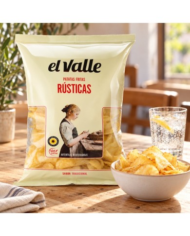 Comprar patatas fritas el Valle rústicas bolsa de 380 gramos