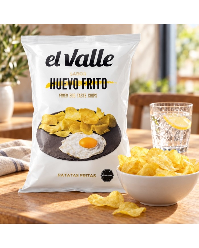 Comprar Patatas El Valle Huevo Frito 10 x 120 g al mejor precio