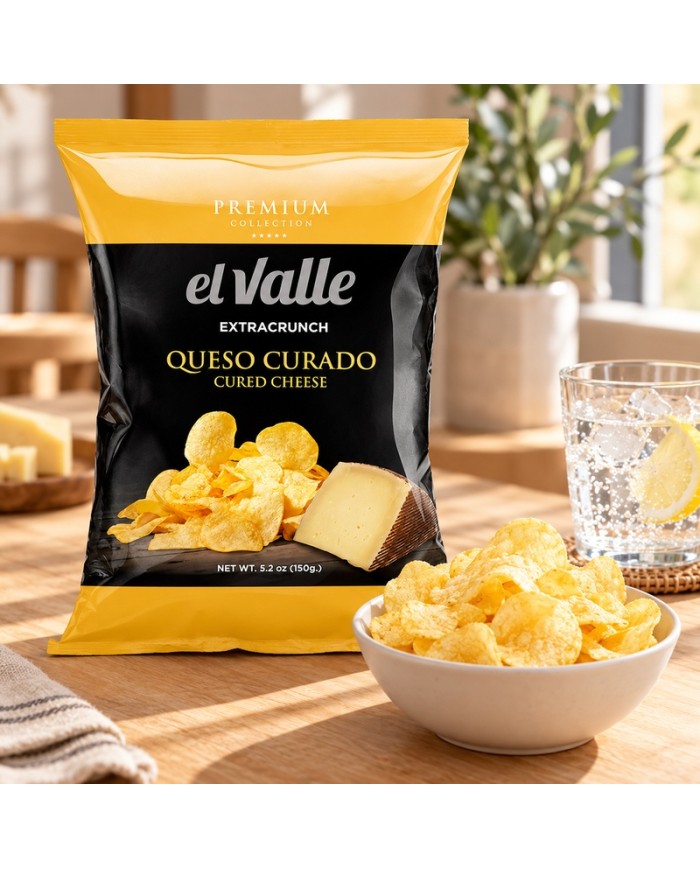 Comprar Patatas El Valle Queso Curado 8 x 150 g al mejor precio