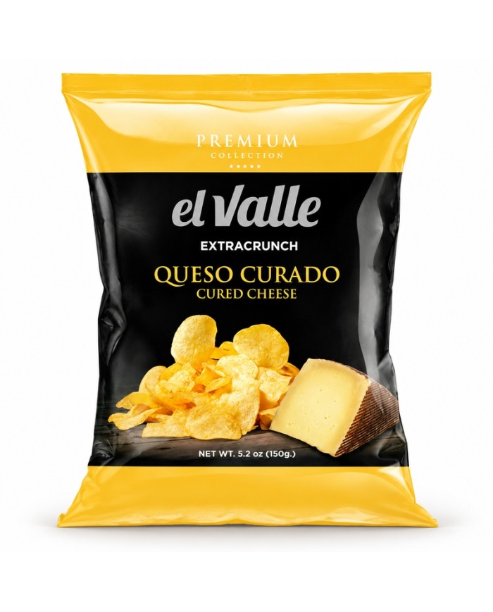 Comprar Patatas El Valle Queso Curado 8 x 150 g al mejor precio
