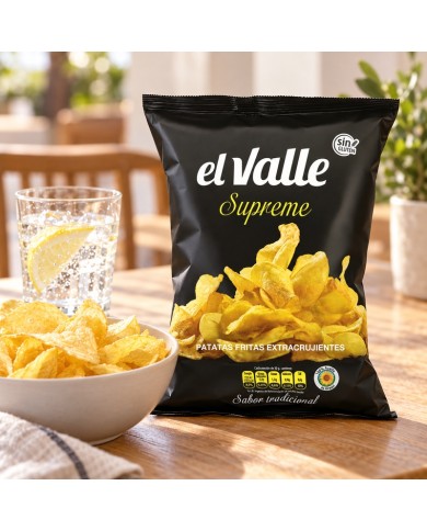 Comprar papas el Valle Supreme extra crujientes bolsa de 45 grs.