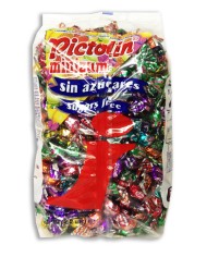 Pictolín Caramelo Minizum sabor fruta sin azúcar bolsa de 1kg.