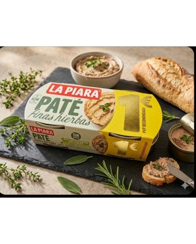 Comprar Paté La Piara a las finas hierbas al mejor precio