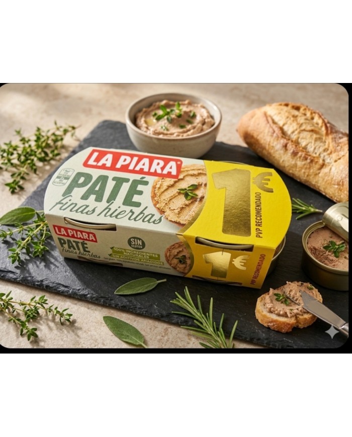 Comprar Paté La Piara a las finas hierbas al mejor precio