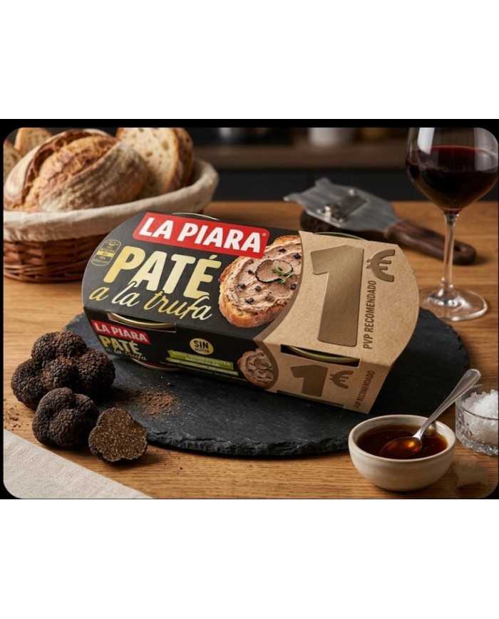 Comprar Paté La Piara a la trufa caja de 8 al mejor precio