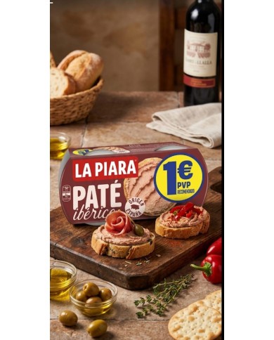 Comprar Paté La Piara ibérico caja 8 packs al mejor precio
