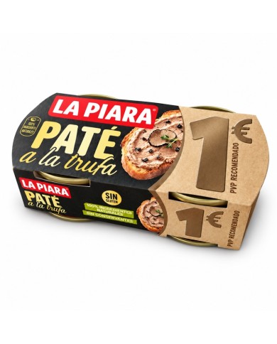 Comprar Paté La Piara a la trufa caja de 8 al mejor precio