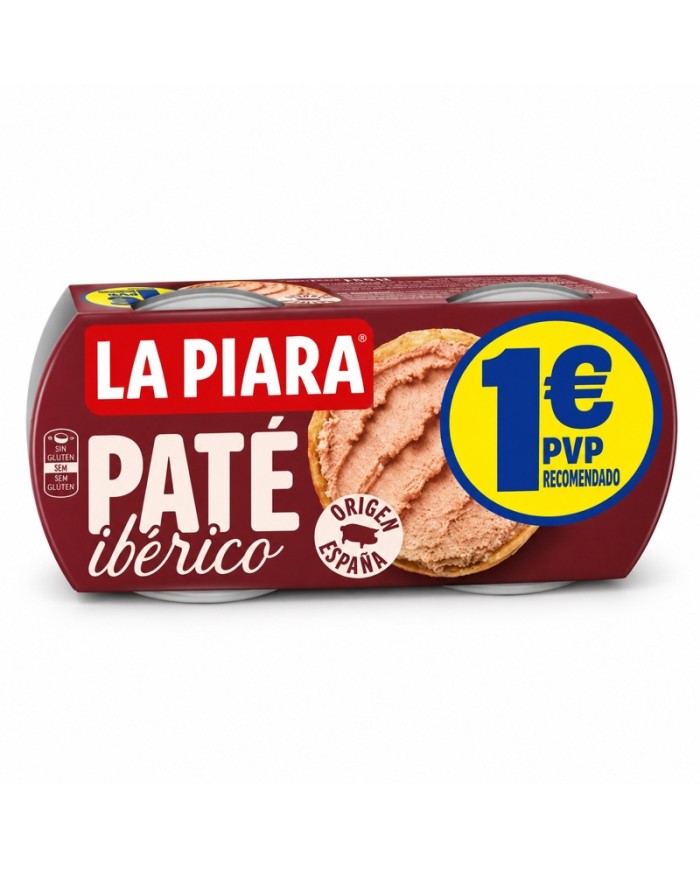 Comprar Paté La Piara ibérico caja 8 packs al mejor precio