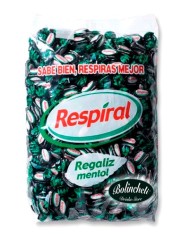 Comprar Respiral Regaliz Mentol bolsa 1kg. al mejor precio Online