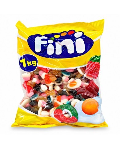 Fini Clear Little Mix bolsa de 1 kg sobre fondo blanco