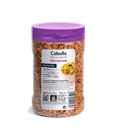 Cebolla frita crujiente Carmencita 270 g | Bolincheli