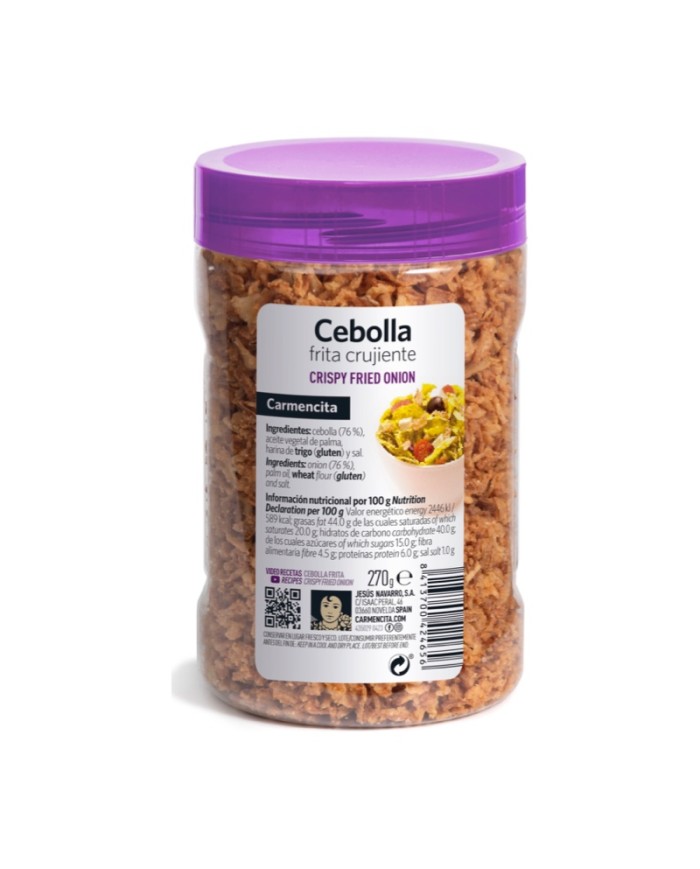 Cebolla frita crujiente Carmencita 270 g | Bolincheli