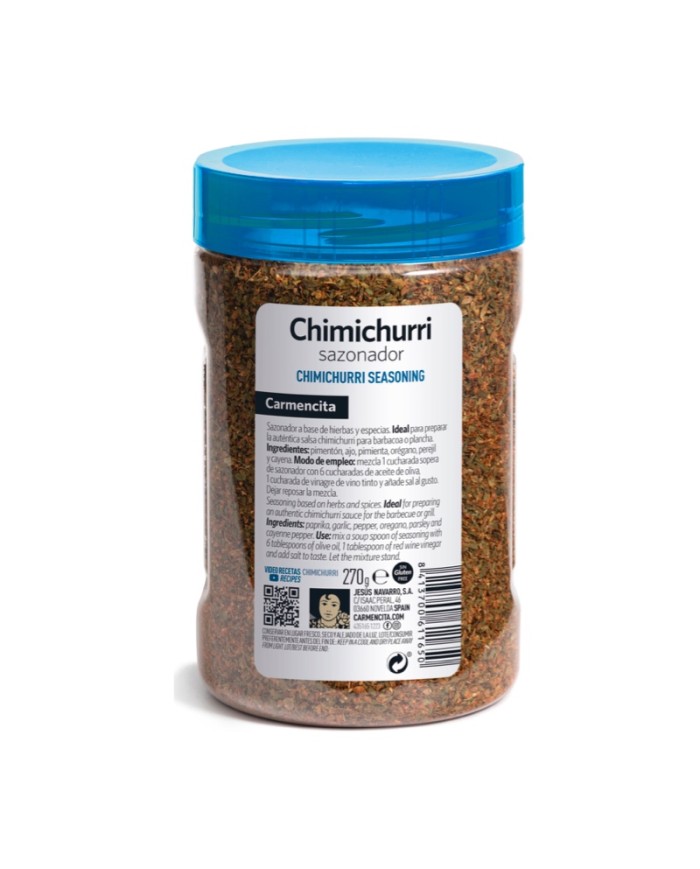 sazonador chimichurri Carmencita 270 g | Compra en Bolincheli