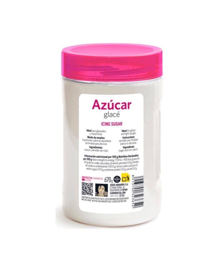 azúcar glas Carmencita 670 g | Compra en Bolincheli