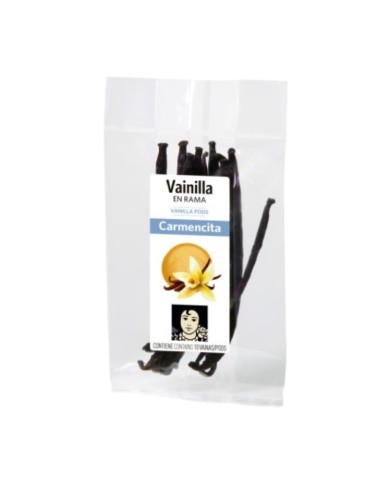Carmencita Vainilla en rama bolsa 10 vainas - frontal 800 x 800
