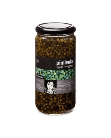 Carmencita pimienta verde en grano bote 450 g - frontal 800 x 800