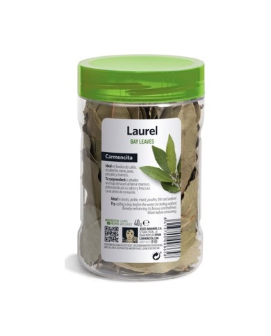 Comprar Laurel hojas Carmencita bote 40g. al mejor precio Online