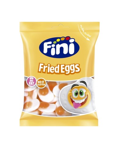 Fini Huevos Fritos bolsa 90 gramos caja de 12 bolsas — fotografía frontal del envase