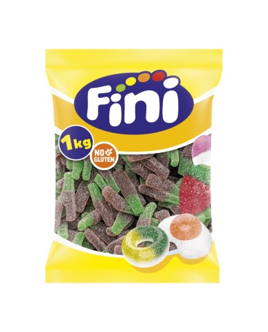 Fini Coca cola Azucarada grande bolsa 1kg. — frontal oficial de Fini