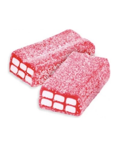 Fini Ladrillo Fresa Pica 90 g | Caja de 12 bolsas