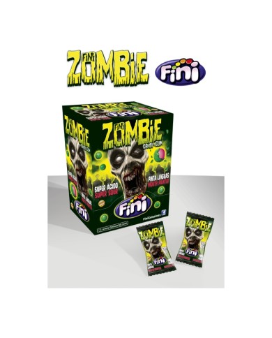 Fini Zombie Candy + Gum estuche de 200 unidades — fotografía frontal del envase