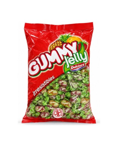 Gummy Jelly Dulciora caramelo de gelatina bolsa de 2 kilos — fotografía frontal del envase