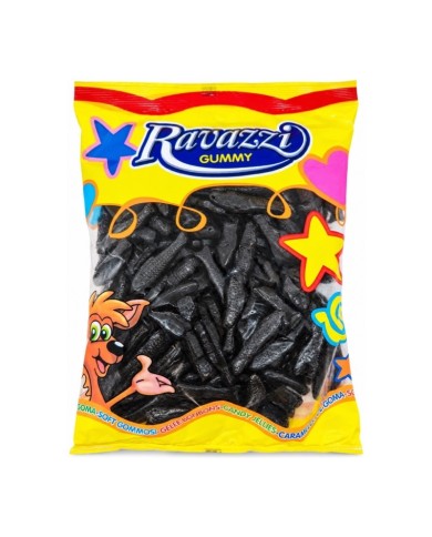 Ravazzi Gummy Peces de regaliz bolsa 1 kilo — fotografía frontal del envase
