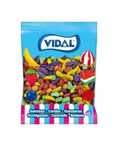 Frutitas Jelly Vidal mix bolsa 1 Kilo — fotografía frontal del envase