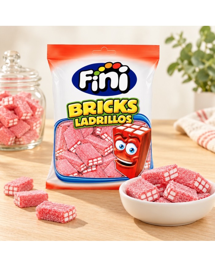 Fini Ladrillo Fresa Pica 90 g caja de 12 bolsas — ambiente lifestyle