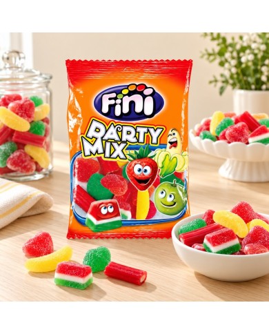 Fini Party Mix bolsa 90 gramos caja de 12 bolsas — ambiente lifestyle